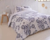 Promo Parure de lit 240x220cm + 2 taies d'oreiller 63x63cm finition franges à 24,90 € dans le catalogue Super U à Saint-Mars-la-Jaille