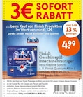 Geschirrspülmaschinenreiniger Angebote von Finish bei tegut Bensheim für 4,99 €