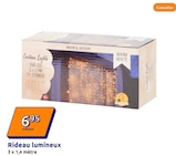 Rideau lumineux en promo chez Action Nanterre à 6,95 €