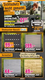 Steckzaun Angebote im Prospekt "Dir ist vieles Latte. Nur nicht Dein Garten." von Hornbach Steckzaun Angebote im Prospekt "Dir ist vieles Latte. Nur nicht Dein Garten." von Hornbach auf Seite 6