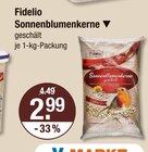 Sonnenblumenkerne geschält im V-Markt Prospekt Sonnenblumenkerne geschält von Fidelio im aktuellen V-Markt Prospekt für 2,99 €