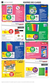 Promotion Bureau dans le prospectus Intermarché Super, valable du 11/08/2026 au 23/08/2026 Promo Bureau dans le catalogue Intermarché Super du moment à la page 18