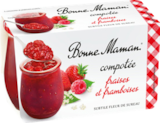 Compotée fraises & framboises - BONNE MAMAN en promo chez Monoprix Compotée fraises & framboises - BONNE MAMAN dans le catalogue Monoprix