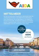 AIDA Prospekt "Mittelmeer", 1 Seiten, für Ehningen, 15.11.2019 - 17.11.2019 AIDA Prospekt "Mittelmeer", 1 Seiten, für Ehningen, 15.11.2019 - 17.11.2019