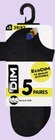 Lot de 5 paires de socquettes ECODIM UNI - Dim en promo à 6,93 € chez Géant Casino Lot de 5 paires de socquettes ECODIM UNI - Dim dans le catalogue Géant Casino