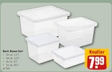 Basic Boxen-Set im Angebot bei REWE in Kassel Basic Boxen-Set Angebote bei REWE Kassel für 7,99 €