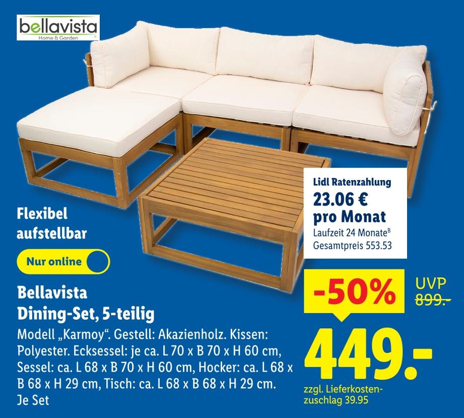 Dining-Set, 5-teilig
