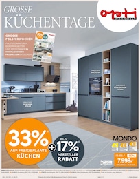 Opti-Wohnwelt Prospekt für Lathen: "Große Küchentage", 8 Seiten, 26.09.2025 - 25.10.2025