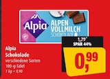Schokolade von Alpia im aktuellen Markant Prospekt