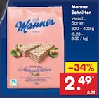 Schnitten Angebote von Manner bei Netto Marken-Discount Ingolstadt für 2,49 €