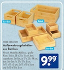 Aufbewahrungsbehälter aus Bambus im Angebot bei ALDI SÜD in Dreieich Aufbewahrungsbehälter aus Bambus Angebote von HOME CREATION bei ALDI SÜD Dreieich für 9,99 €
