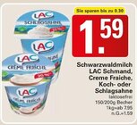 LAC Schmand, Creme Fraiche, Koch- oder Schlagsahne Angebote von Schwarzwaldmilch bei WEZ Löhne für 1,59 €