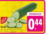 Gurke im EDEKA Prospekt zum Preis von 0,44 €
