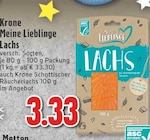 Meine Lieblinge Lachs bei EDEKA im Neukirchen-Vluyn Prospekt für 3,33 €