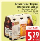 Original naturtrübes Landbier bei EDEKA im Borken Prospekt für 5,29 €