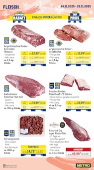 Rindfleisch im METRO Prospekt "Wochenangebote SCO + Charity + Markets" mit 29 Seiten (Chemnitz)