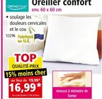 Promo Oreiller confort à 16,99 € dans le catalogue Norma à Brunstatt