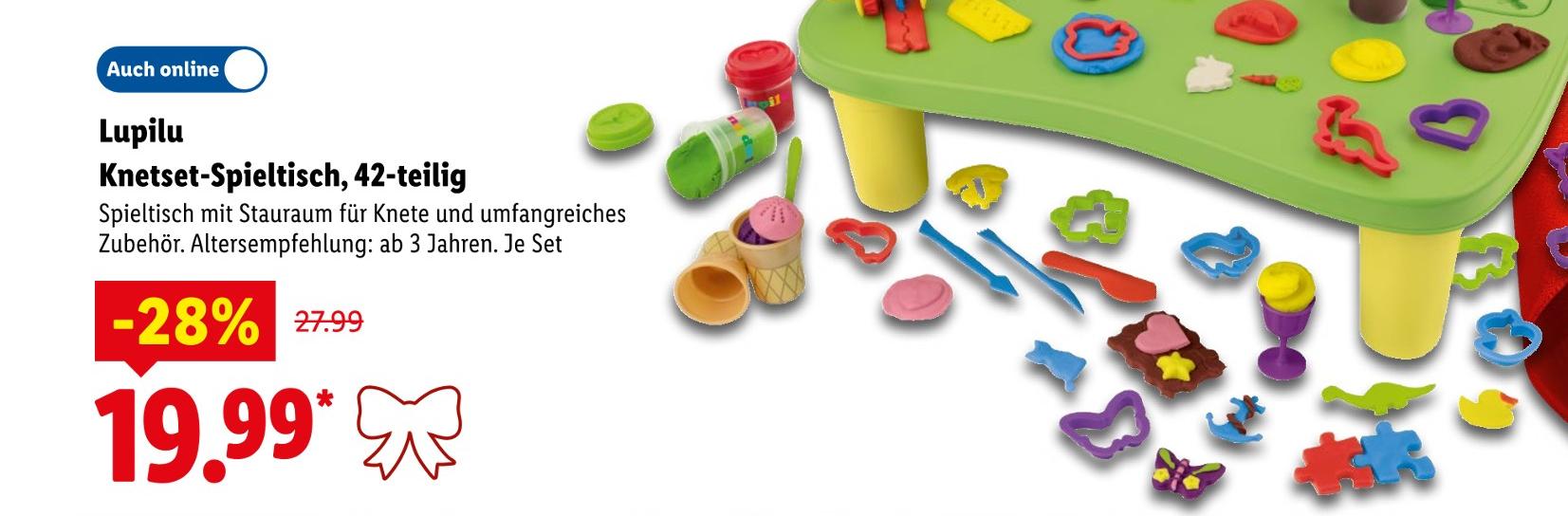 Knetset-Spieltisch, 42-teilig