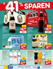 Cola im aktuellen Netto Marken-Discount Prospekt (Marl) Cola im Netto Marken-Discount Prospekt "Aktuelle Angebote" mit 62 Seiten (Marl)