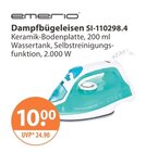 Dampfbügeleisen SI-110298.4 im V-Markt Prospekt Dampfbügeleisen SI-110298.4 von emerio im aktuellen V-Markt Prospekt für 10,00 €