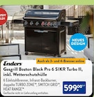 Gasgrill Boston Black Pro 6 SIKR Turbo II, inkl. Wetterschutzhülle bei ALDI SÜD im Planegg Prospekt für 599,00 €