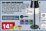 Aktuelles LED-Akku-Tischleuchte Angebot bei E center in Ulm ab 14,99 €