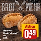 Aktuelles Steinofen-Meisterbrötchen Angebot bei REWE in Chemnitz ab 0,49 €