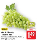 EDEKA Weisenbach - Trauben hell Angebot im Prospekt Trauben hell bei EDEKA im Weisenbach Prospekt für 1,49 €