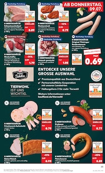 Fleisch im aktuellen Kaufland Prospekt (Rostock) Fleisch im Kaufland Prospekt "Hier bin ich richtig" mit 54 Seiten (Rostock)