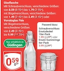 Glasflasche mit Schraubverschluss für 0,59 € bei GLOBUS im Angebot Glasflasche mit Schraubverschluss im aktuellen GLOBUS Prospekt