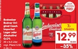 Budvar Original Czech Imported Lager oder Alkoholfrei 0,0% von Budweiser für 12,99 € bei Netto Marken-Discount im Angebot Budvar Original Czech Imported Lager oder Alkoholfrei 0,0% von Budweiser im aktuellen Netto Marken-Discount Prospekt