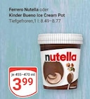 Nutella Ice Cream Pot Angebote von Ferrero bei GLOBUS Kaiserslautern für 3,99 €