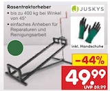 Rasentraktorheber von Juskys im aktuellen Netto Marken-Discount Prospekt