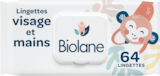 Promo LINGETTES VISAGE ET MAINS BIOLANE à 2,48 € dans le catalogue Auchan Supermarché à Millau