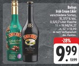 Irish Cream Likör Angebote von Baileys bei EDEKA Hof für 9,99 €