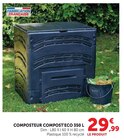 Composteur Compost'Eco 350 L en promo chez Hyper U Composteur Compost'Eco 350 L dans le catalogue Hyper U