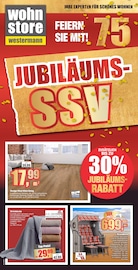 Strandkorb im wohnstore Westermann Prospekt in Warendorf Aktueller wohnstore Westermann Prospekt mit Strandkorb, "JUBILÄUMS-SSV", Seite 1