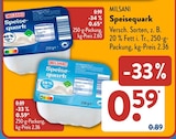Speisequark im Angebot bei ALDI SÜD in Reutlingen Speisequark Angebote von MILSANI bei ALDI SÜD Reutlingen für 0,59 €