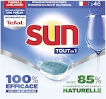 Tablettes Lave-Vaisselle Tout en Un - SUN en promo chez Supermarchés Match Lille à 13,19 €