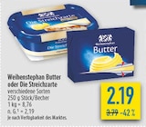 Butter oder Die Streichzarte von Weihenstephan im aktuellen diska Prospekt