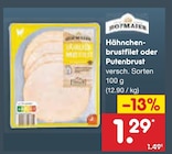 Aktuelles Hähnchenbrustfilet oder Putenbrust Angebot bei Netto Marken-Discount in Leipzig ab 1,29 €