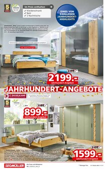 Kleiderschrank im aktuellen Segmüller Prospekt (Mannheim) Kleiderschrank im Segmüller Prospekt "100 JAHRE SEGMÜLLER" mit 32 Seiten (Mannheim)