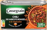 Chili de haricots rouges à la mexicaine - CASSEGRAIN - Netto Chili de haricots rouges à la mexicaine - CASSEGRAIN à 1,70 € dans le catalogue Netto