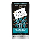 Capsules de café - CARTE NOIRE en promo chez Carrefour Rillieux-la-Pape à 3,09 €