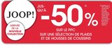 -50% sur le ppc sur une sélection de plaids et de housses de coussins - JOOP! en promo chez Möbel Martin Metz