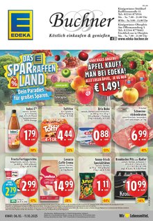 EDEKA Prospekt der Woche "Aktuelle Angebote" Seite 1, 06.10.2025 bis 11.10.2025 für Königswinter Aktueller EDEKA Prospekt "Aktuelle Angebote" Seite 1 von 24 Seiten für Königswinter