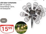 Aktuelle Solar-Led-Lampen Angebote bei GLOBUS in Mannheim Aktuelles LED-Solar-Lichterkette Angebot bei GLOBUS in Mannheim ab 15,99 €
