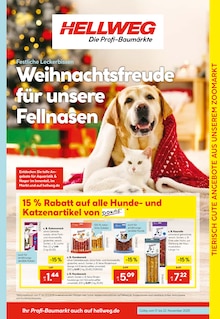 Katzenfutter im Hellweg Prospekt "Die Profi-Baumärkte" mit 20 Seiten (Recklinghausen)