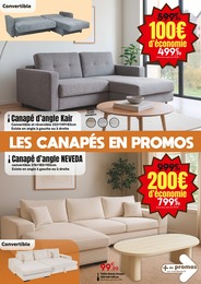 Offre Canapé D'angle Convertible dans le catalogue Maxi Bazar du moment à la page 6