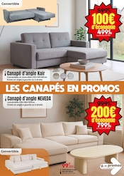 Canapé D'angle Convertible Angebote im Prospekt "Meublez-vous de bonnes affaires" von Maxi Bazar Canapé D'angle Convertible Angebote im Prospekt "Meublez-vous de bonnes affaires" von Maxi Bazar auf Seite 6